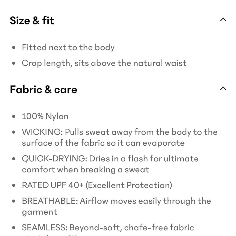 Athleta Black Long Sleeve Crop Top - Picture 5 of 5